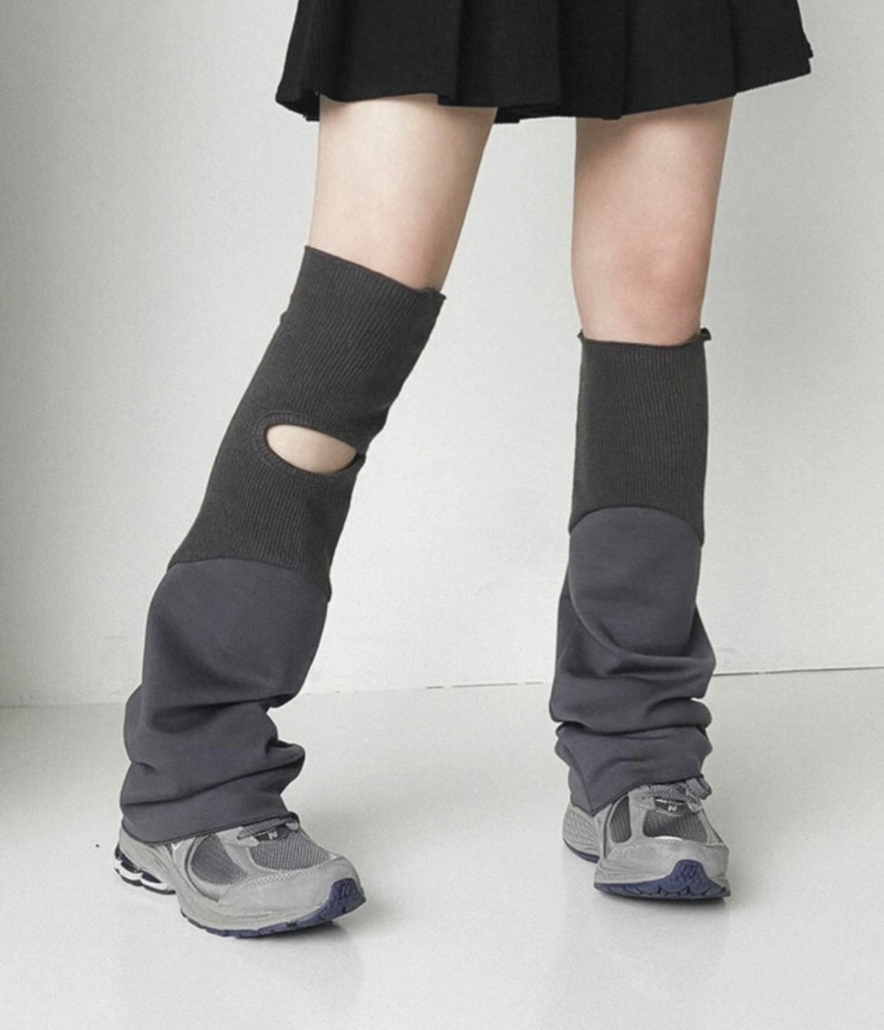 Patchwork leg warmer