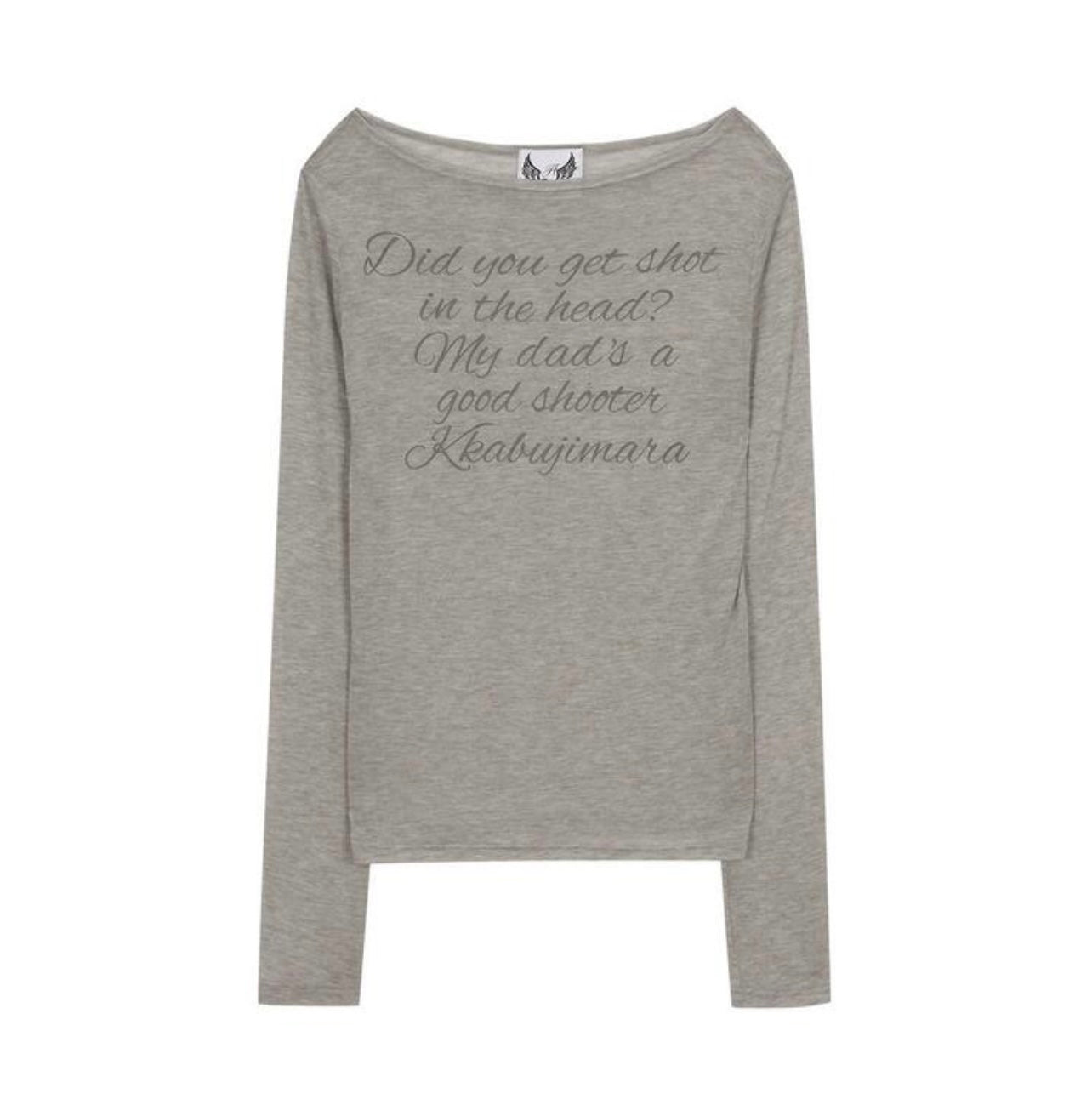 [ Jennie同款 ]
LETTERING SHEER LONG SLEEVE