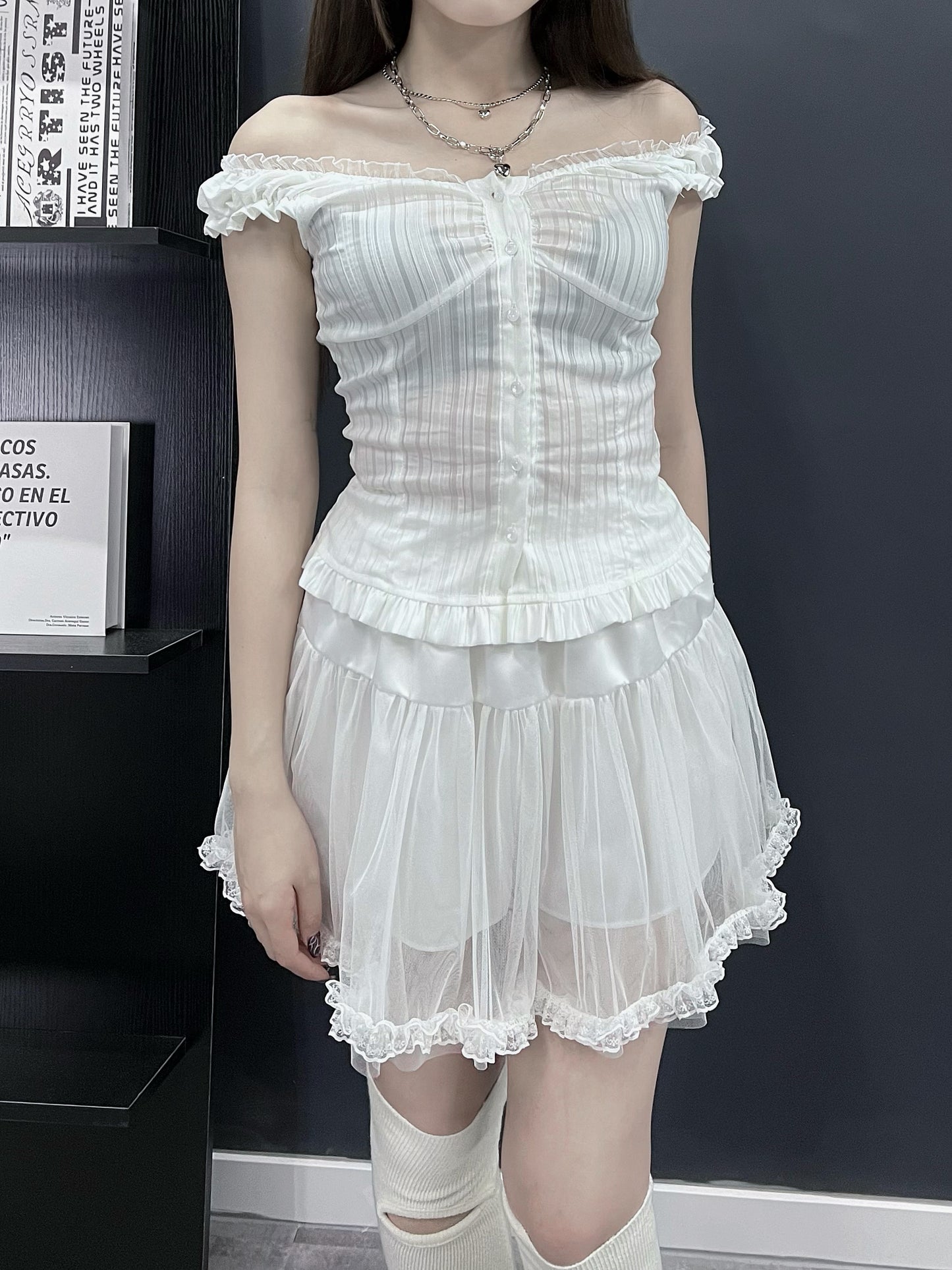 2way ruffle tank