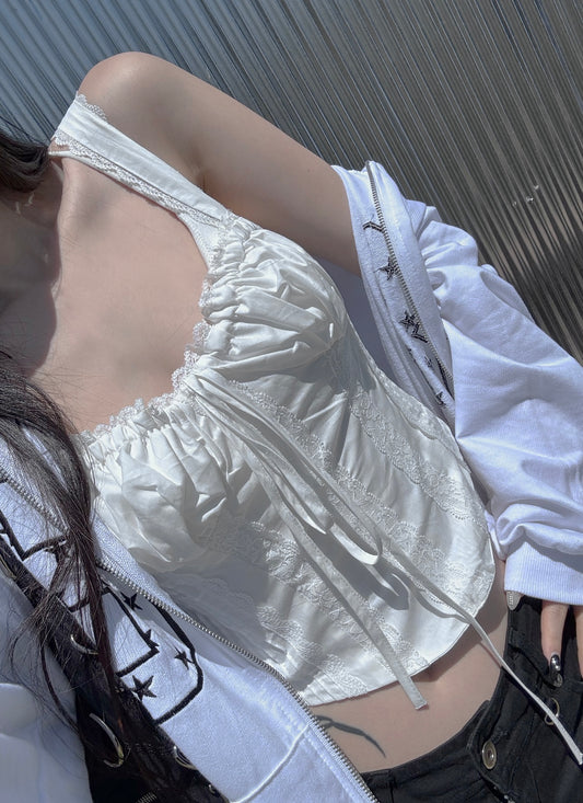 超仙氣♡Medieval lace strappy camisole