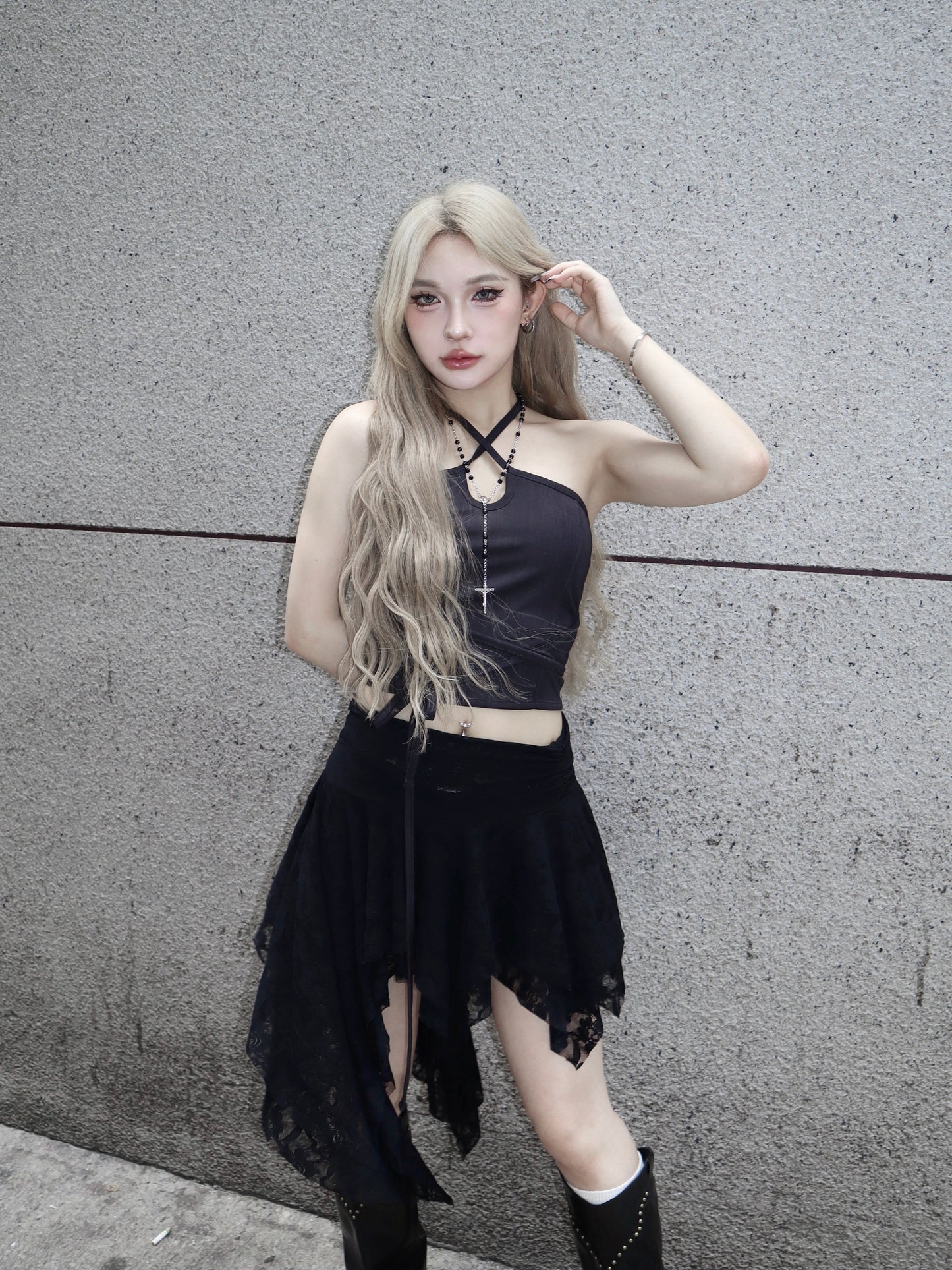 Crossbody tube top