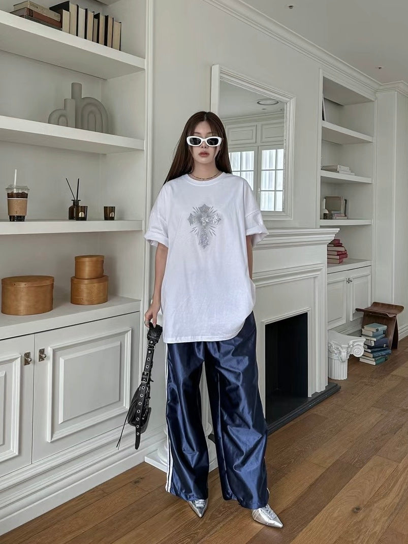 Diamond cross tee