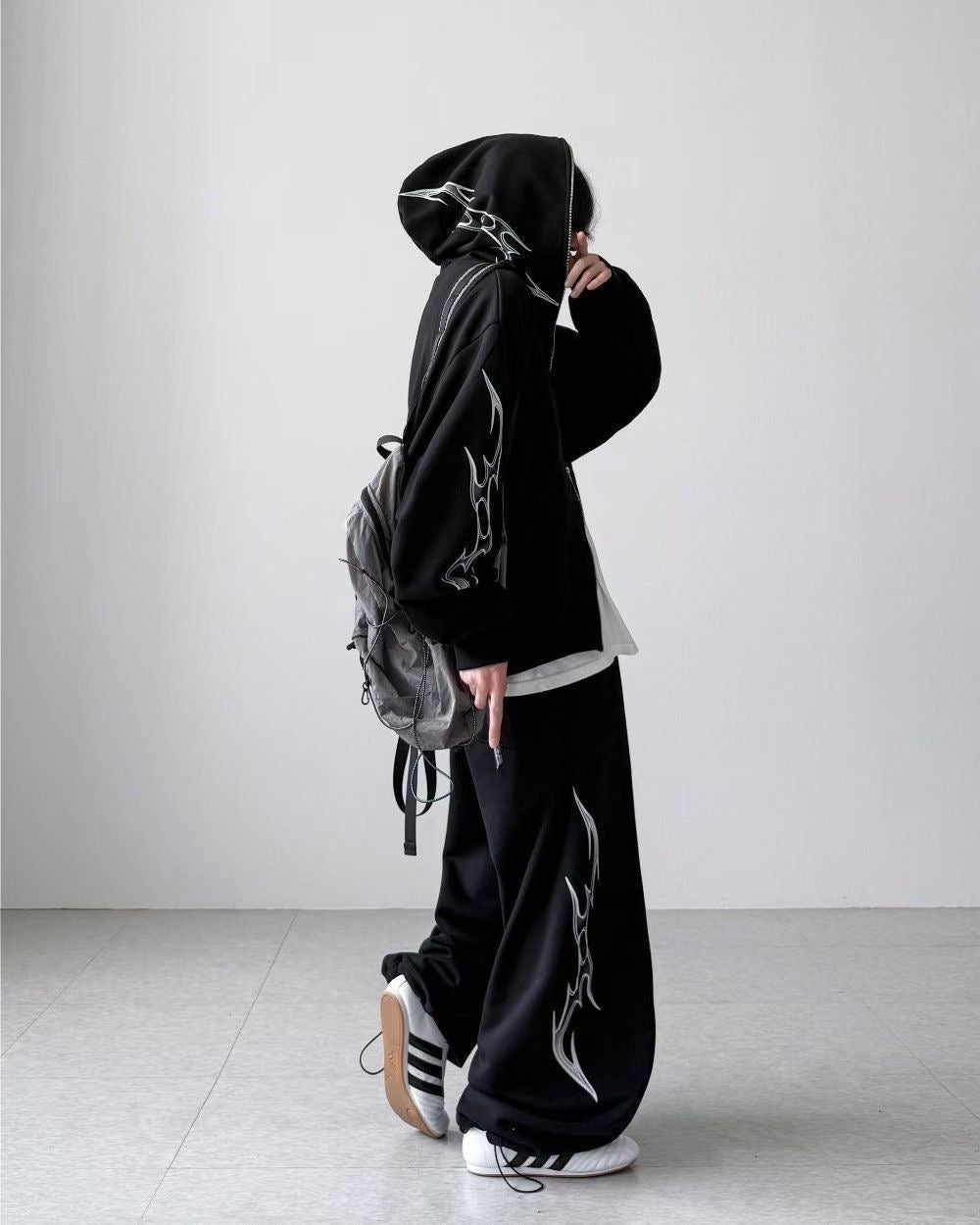 ‘PLAYER’ hoodie zip up