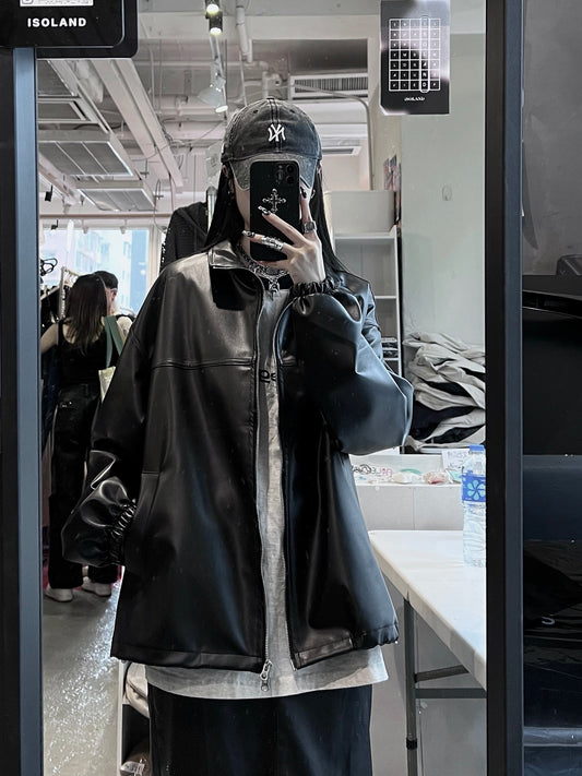 [✶已售400多件✶] Daily leather jacket | UNISEX
