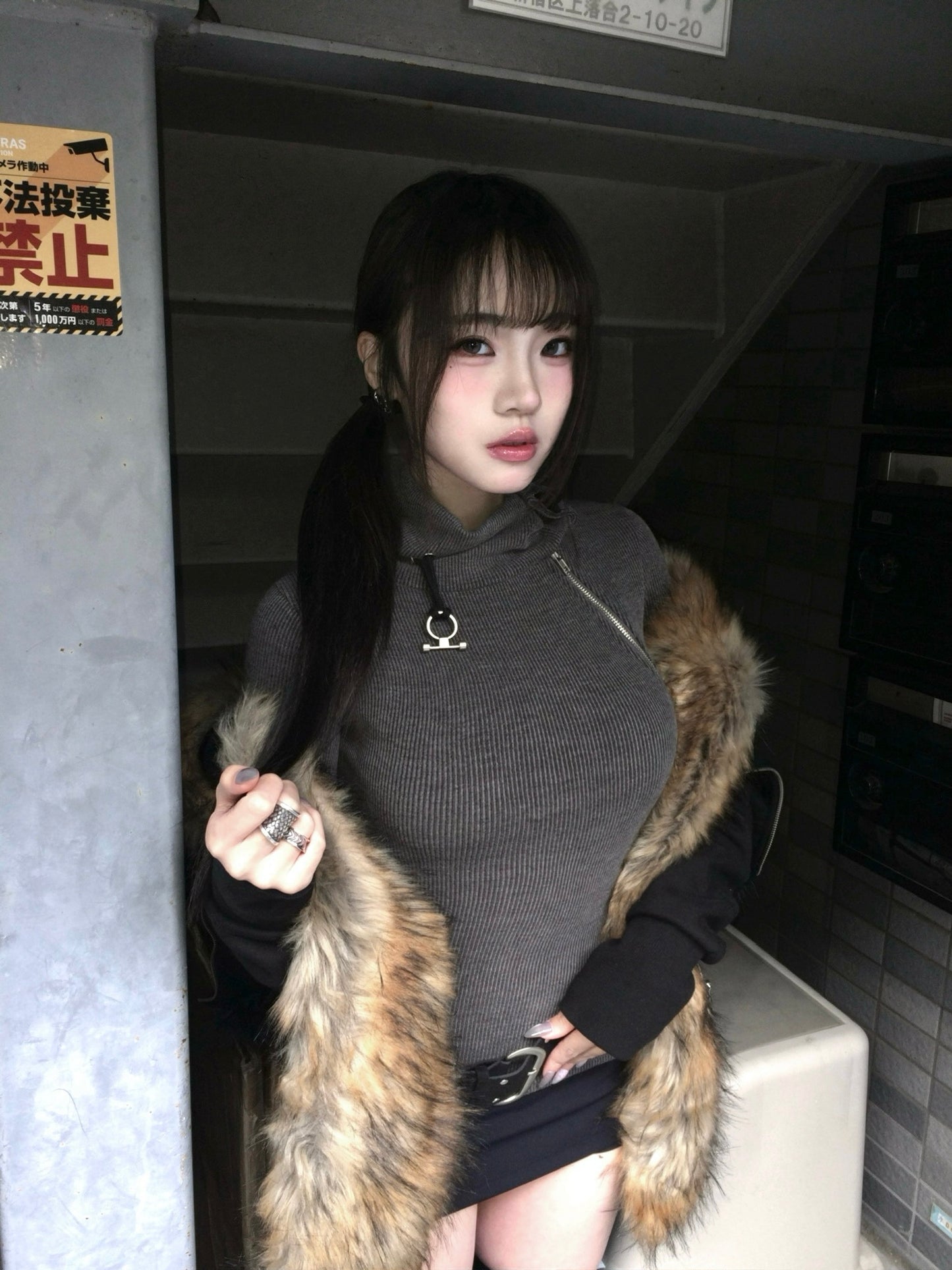 ‘Blunder’ knitted long sleeve