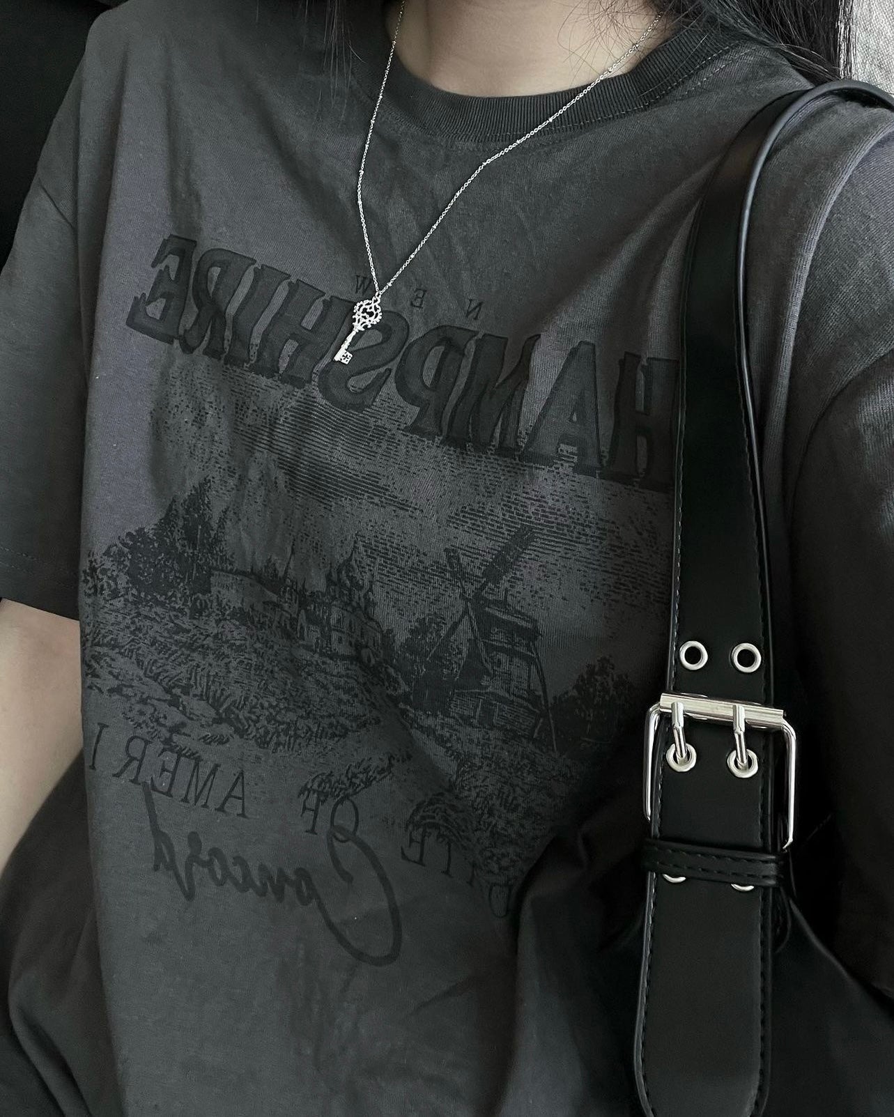 [unisex] Hampshire print tee