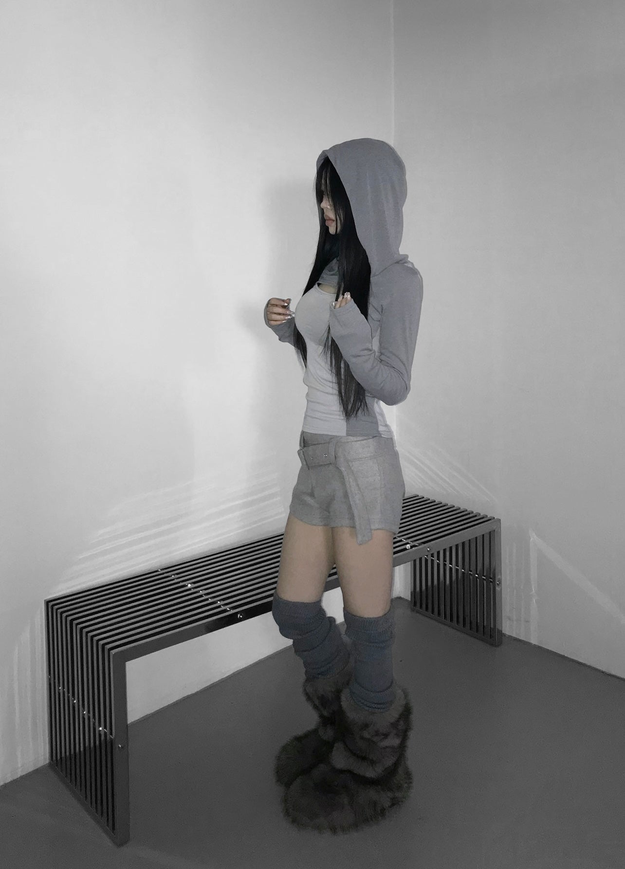 ‘Spend it’ shorts with belt