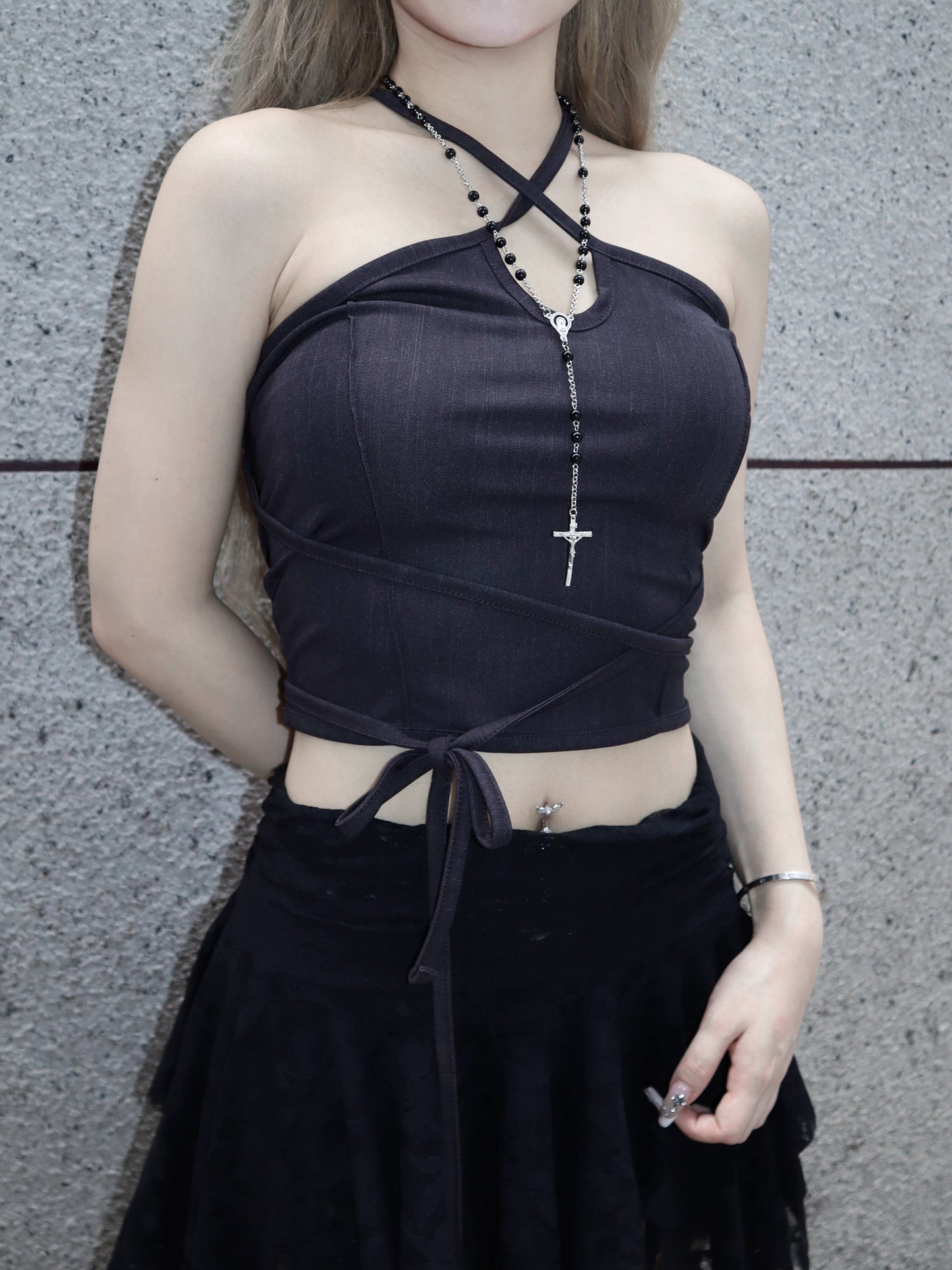 Crossbody tube top