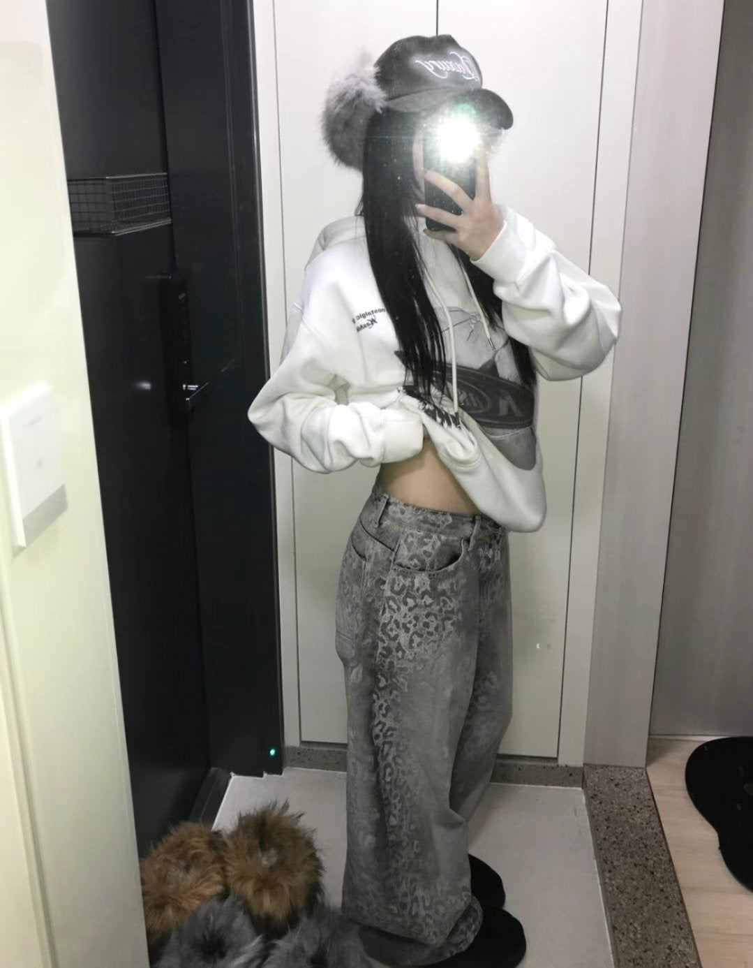 [unisex] sweet sweet leopard jeans