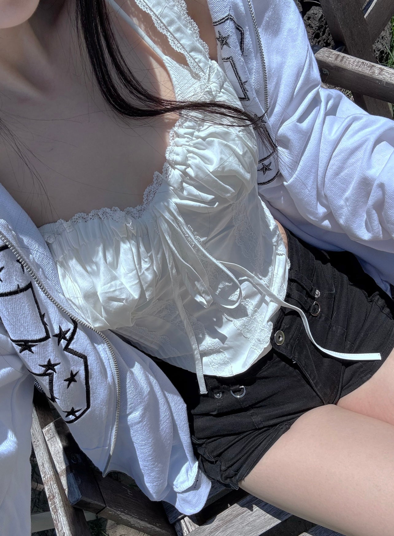 超仙氣♡Medieval lace strappy camisole