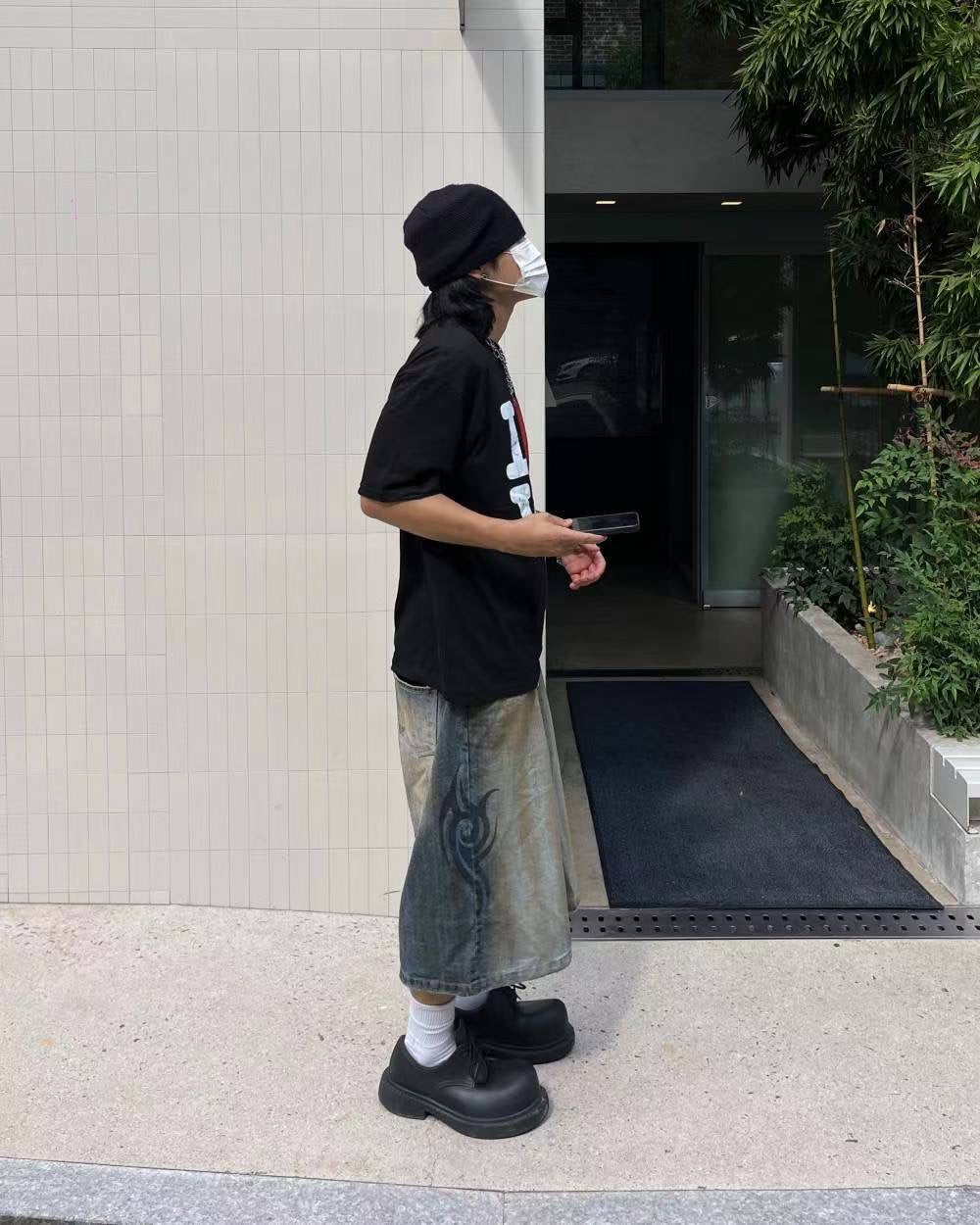 Swirl dirty jorts
