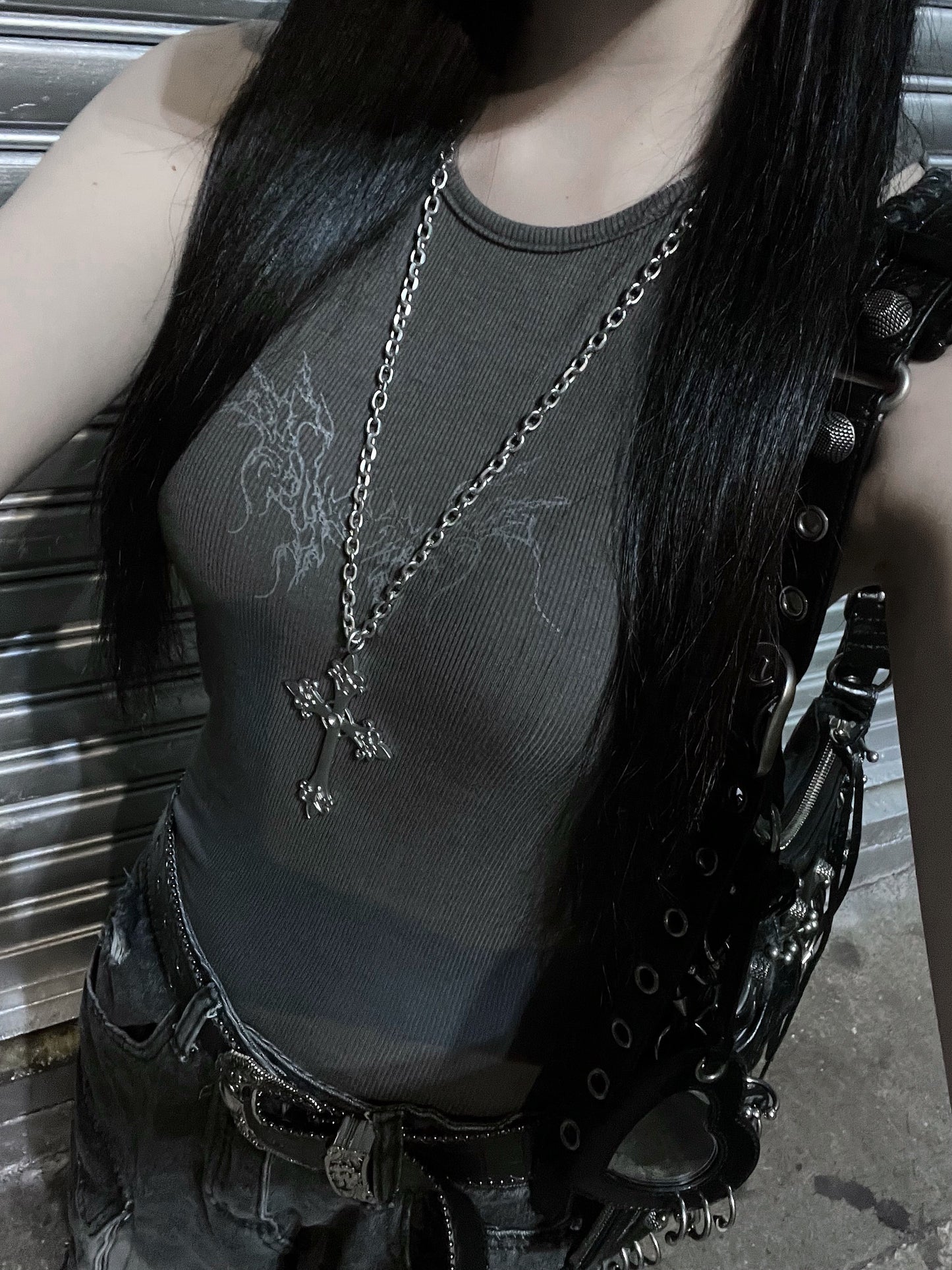 Heart with wings tank top