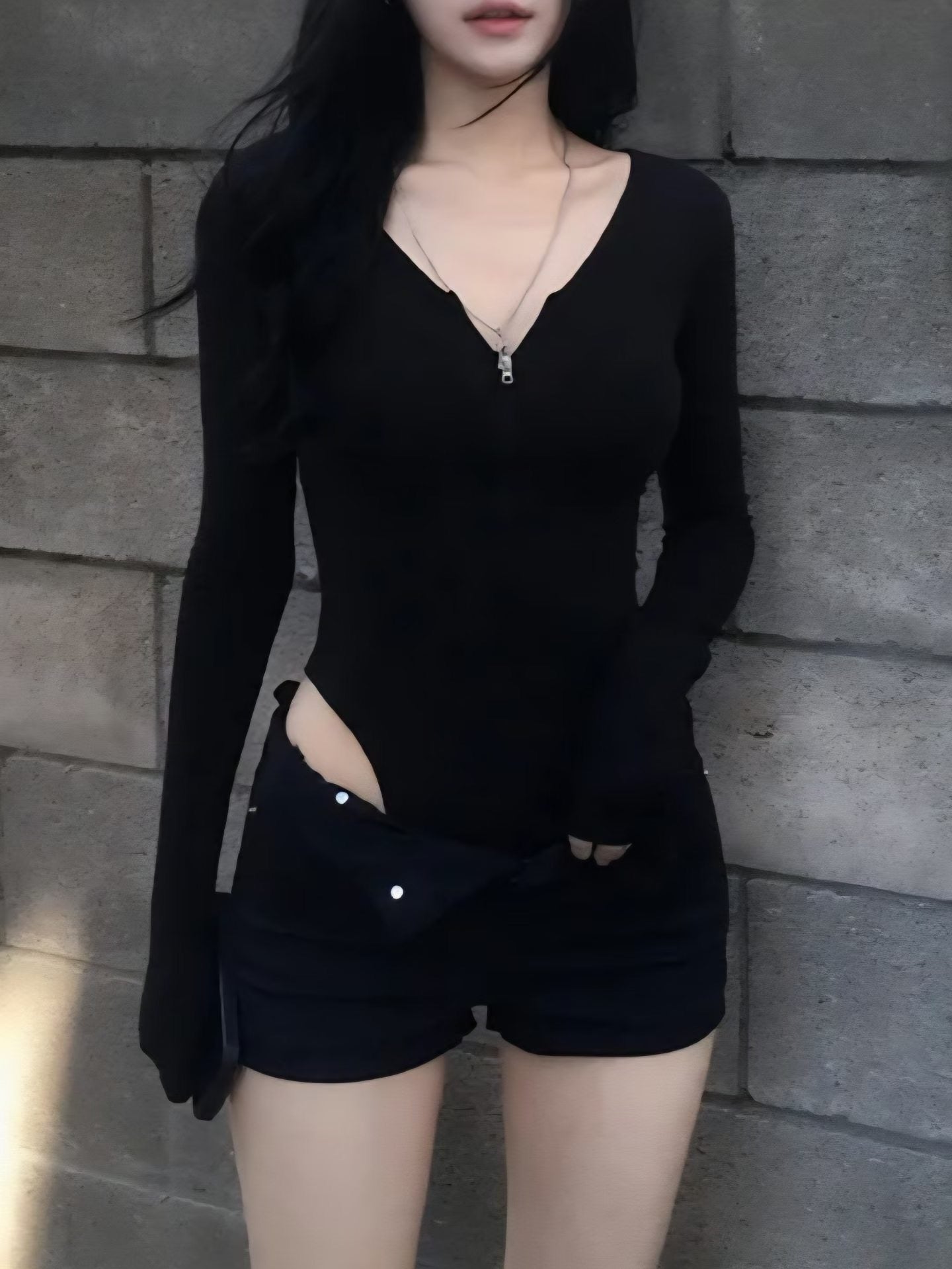 ‘I know why’ zipup bodysuit
