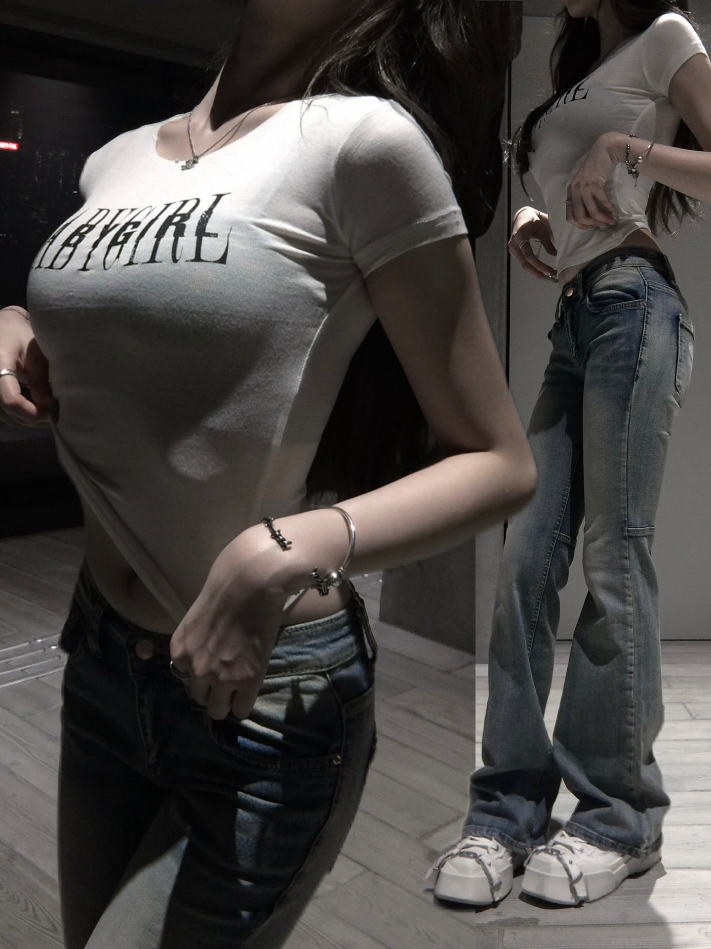 Angel #48 bell-bottom pants