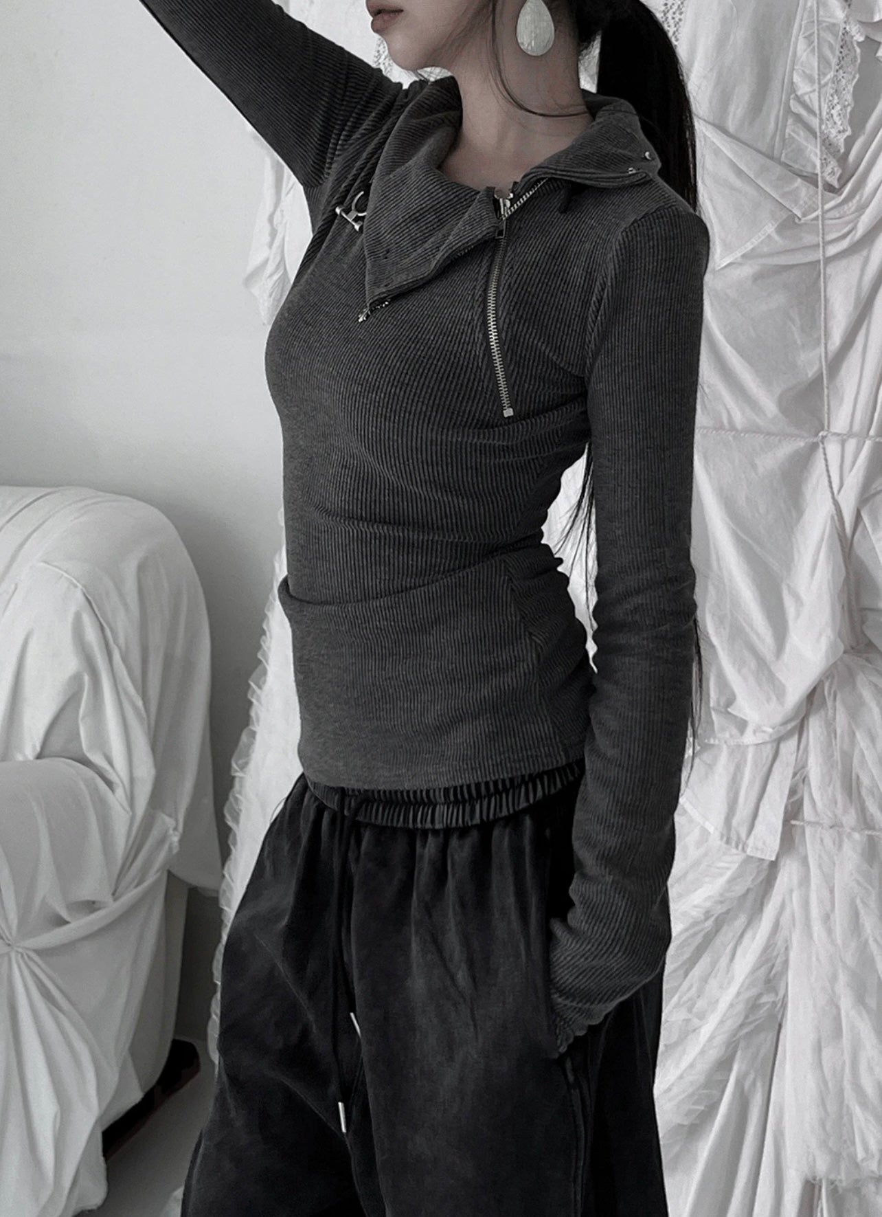 ‘Blunder’ knitted long sleeve