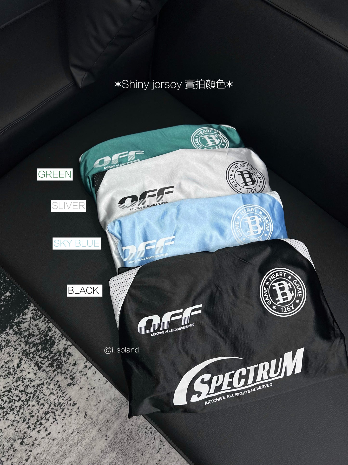 銷量160件以上 [unisex]Shiny jersey