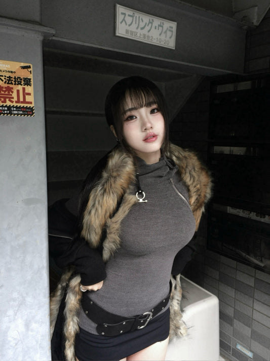 ‘Blunder’ knitted long sleeve