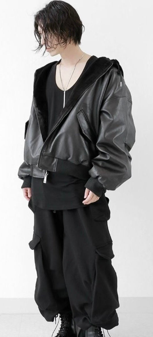 [ unisex ] 重磅雙面着毛毛皮外套