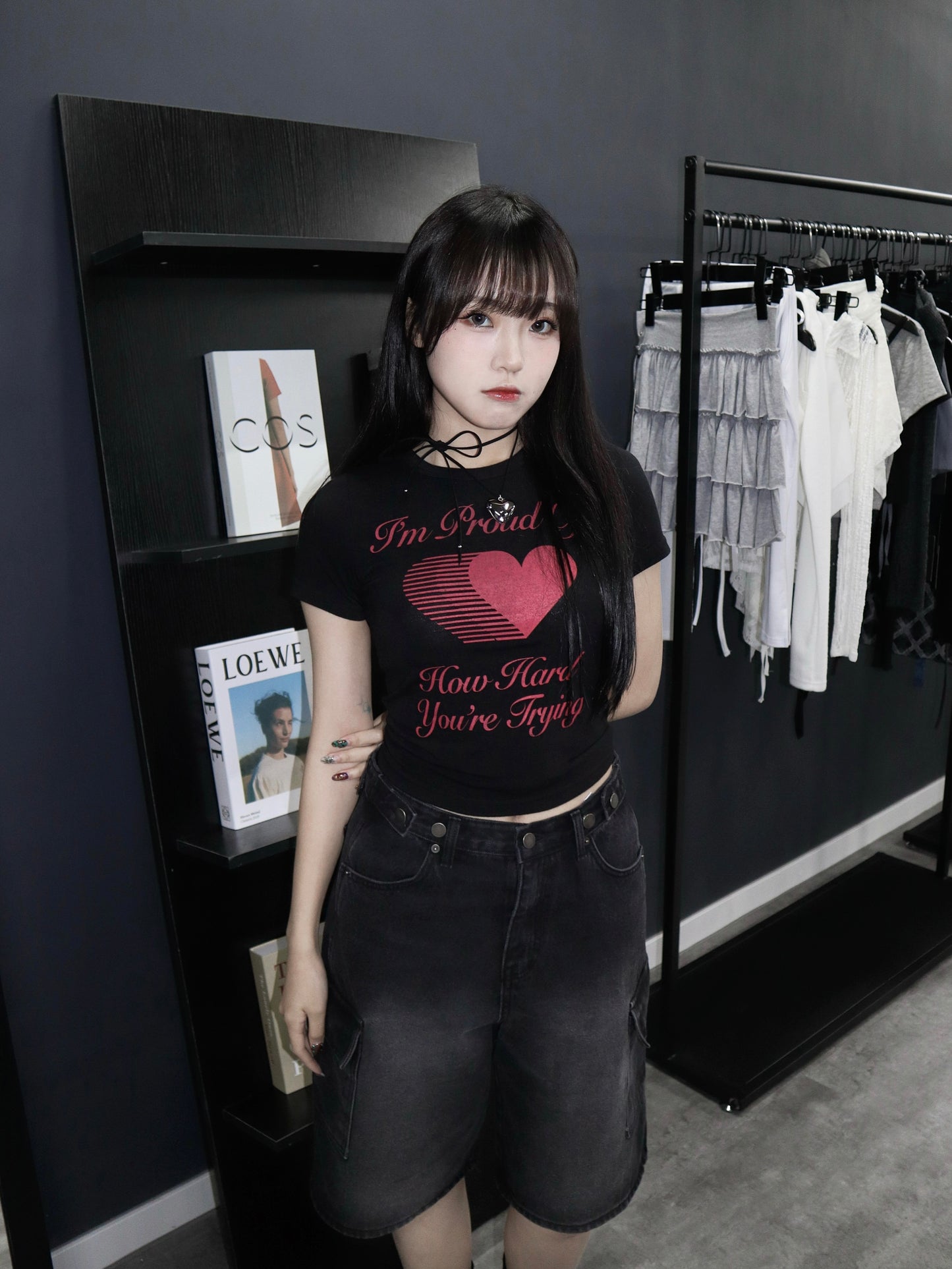 Heart shaker tee
