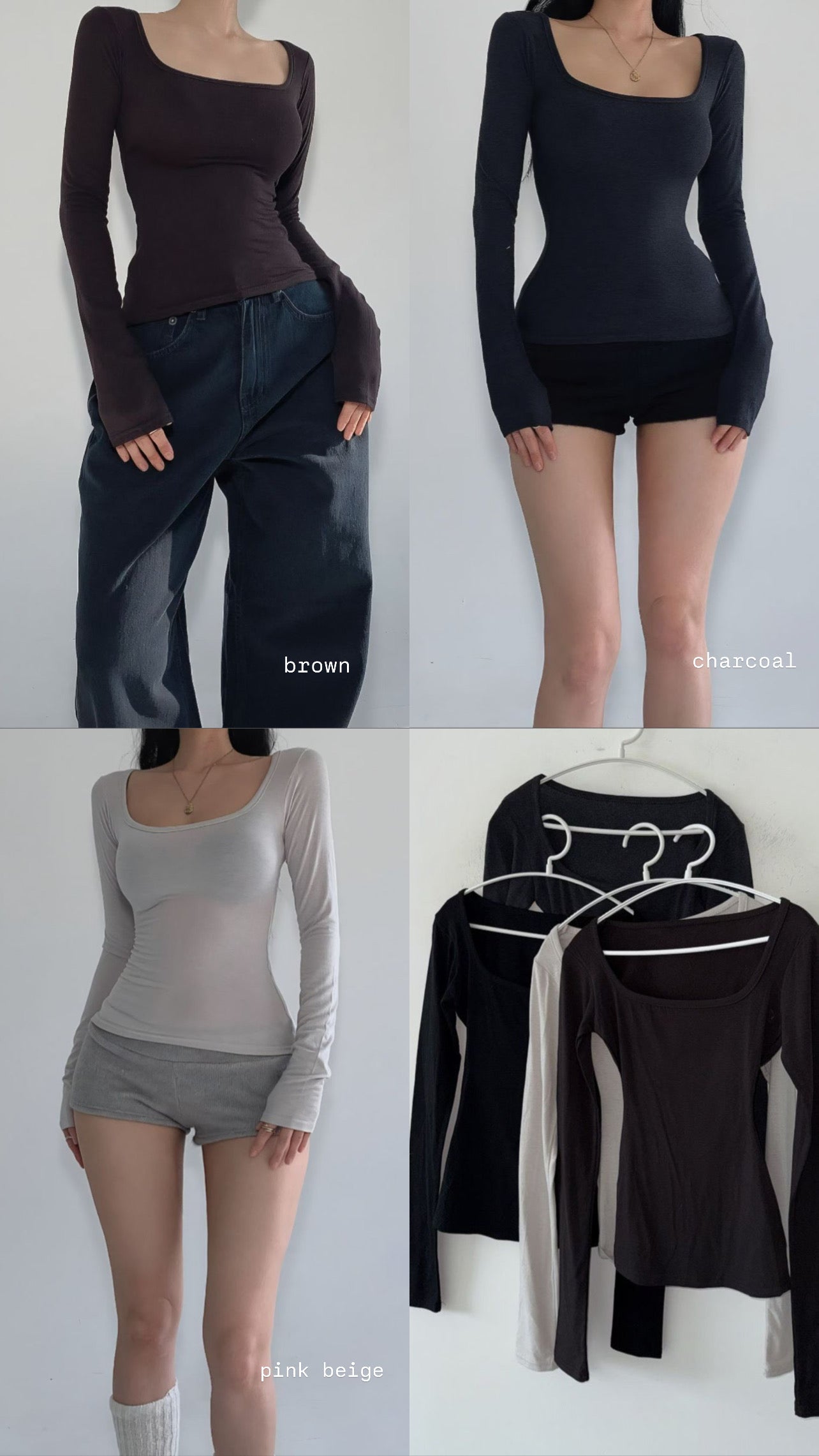 Basic long sleeve top