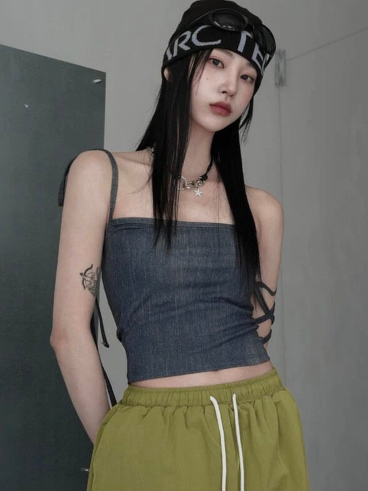 Bella ribbon tube top