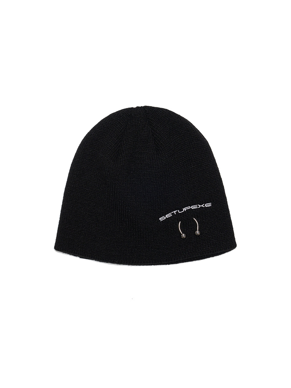 [ SETUPEXE ] Side piercing Beanie