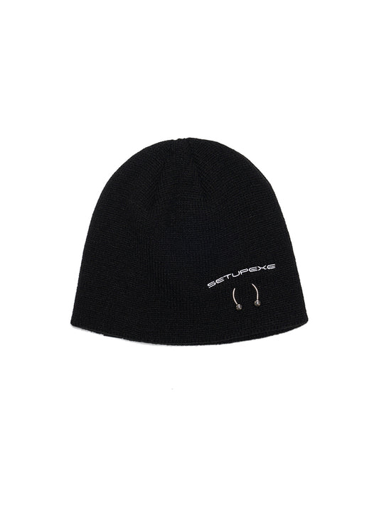 [ SETUPEXE ] Side piercing Beanie