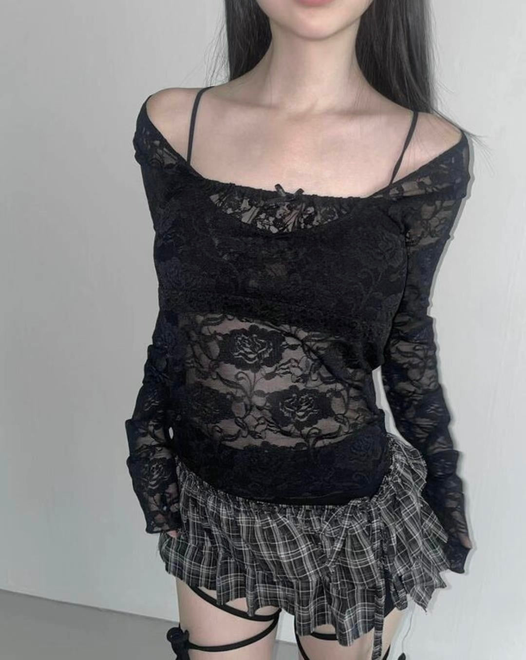 Grace lace top