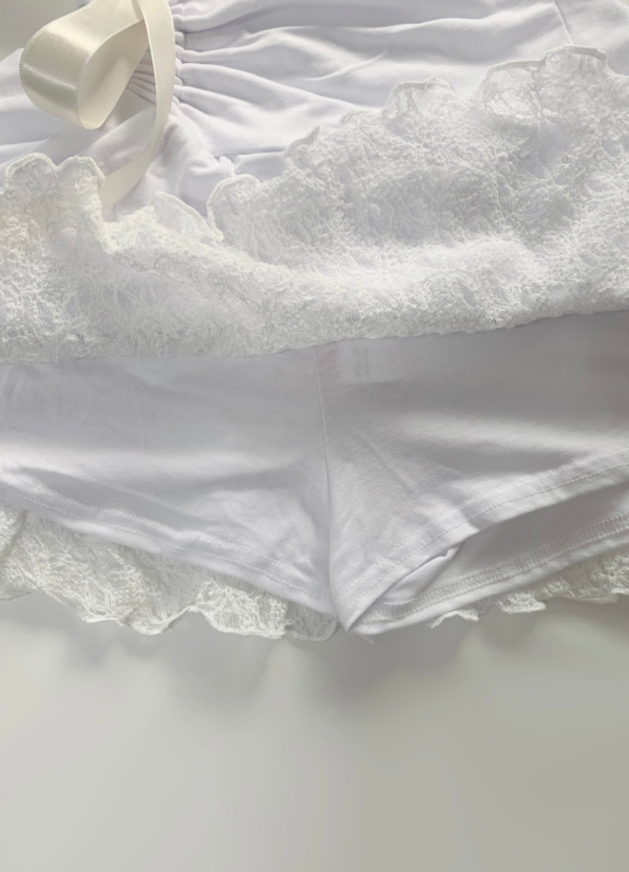 Angel ribbon lace cake skirt