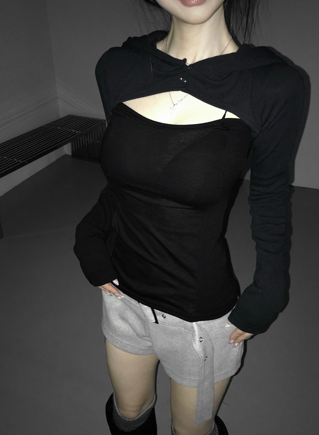 ‘A Talk’ hoodie top