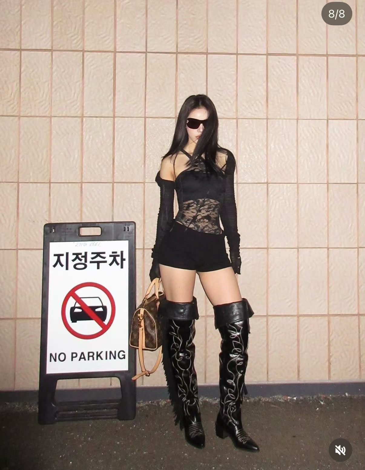 *獨家訂造* western thigh high boots