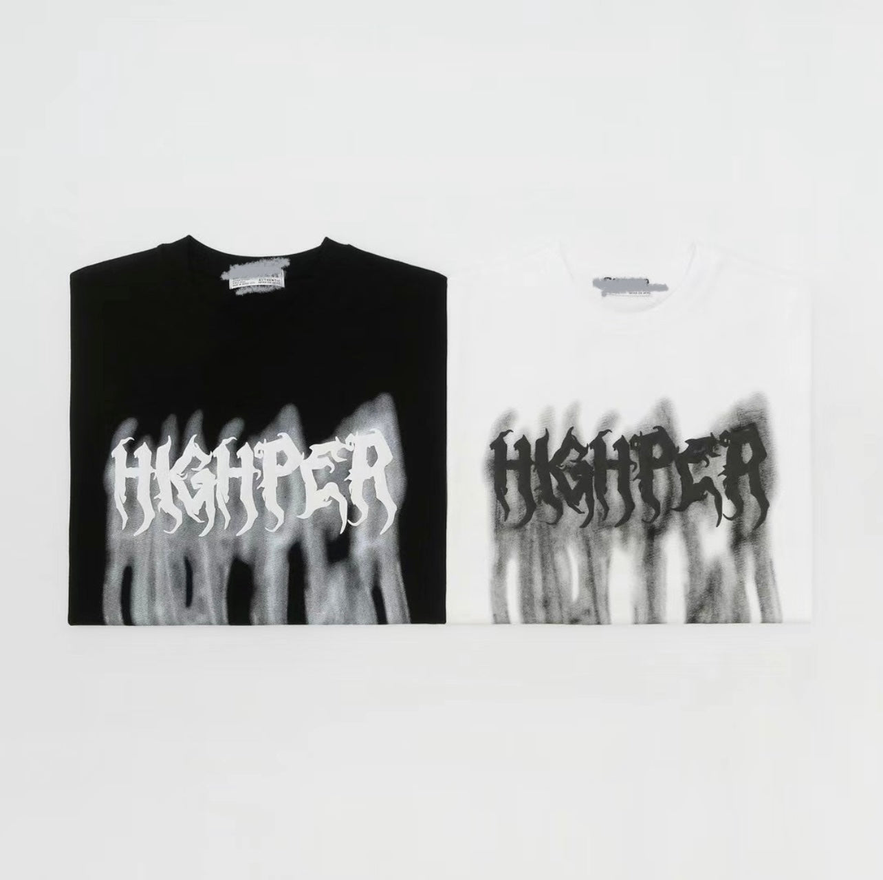 [unisex] 重磅火焰圖案tee