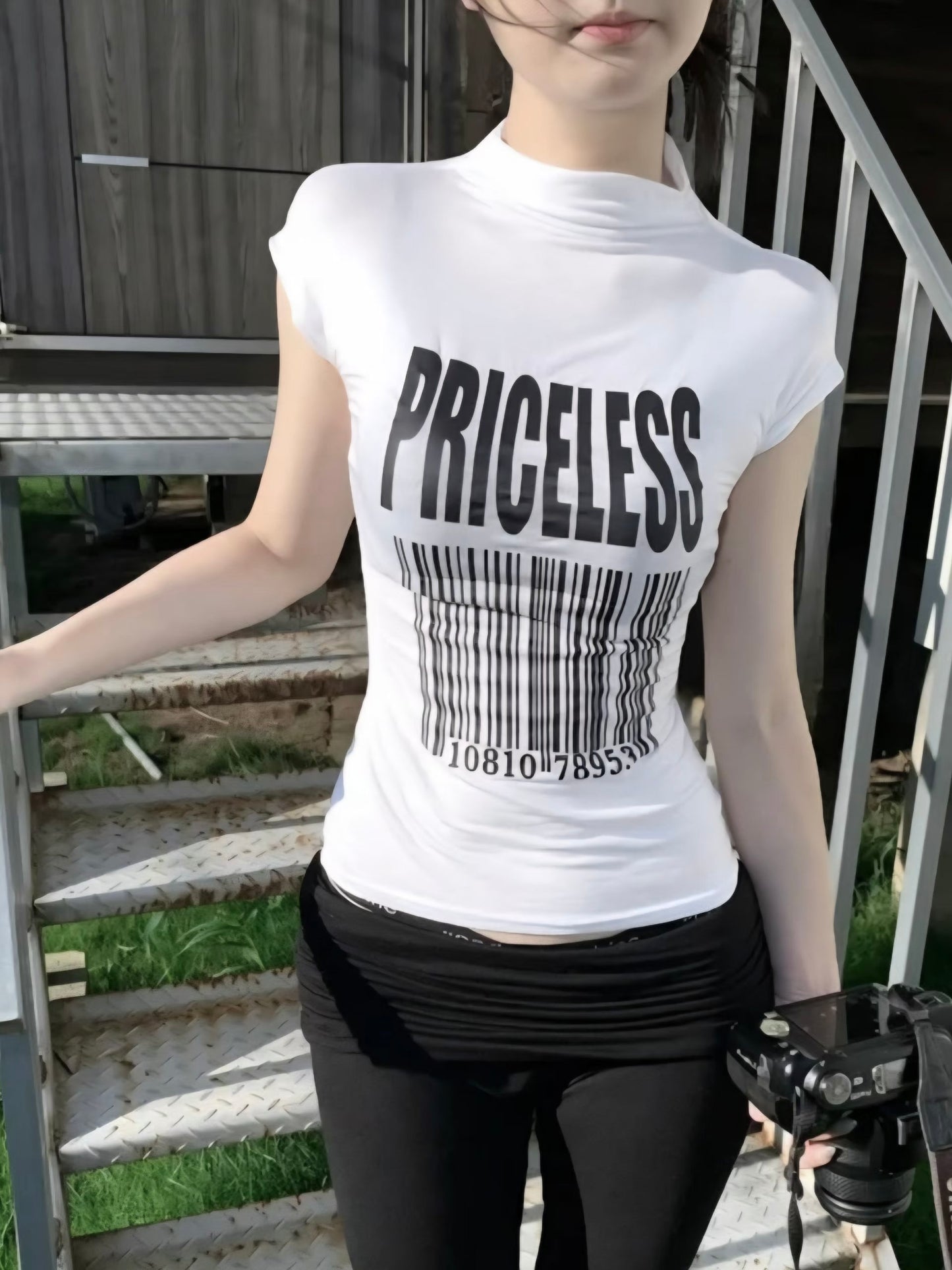 Priceless barcode tee