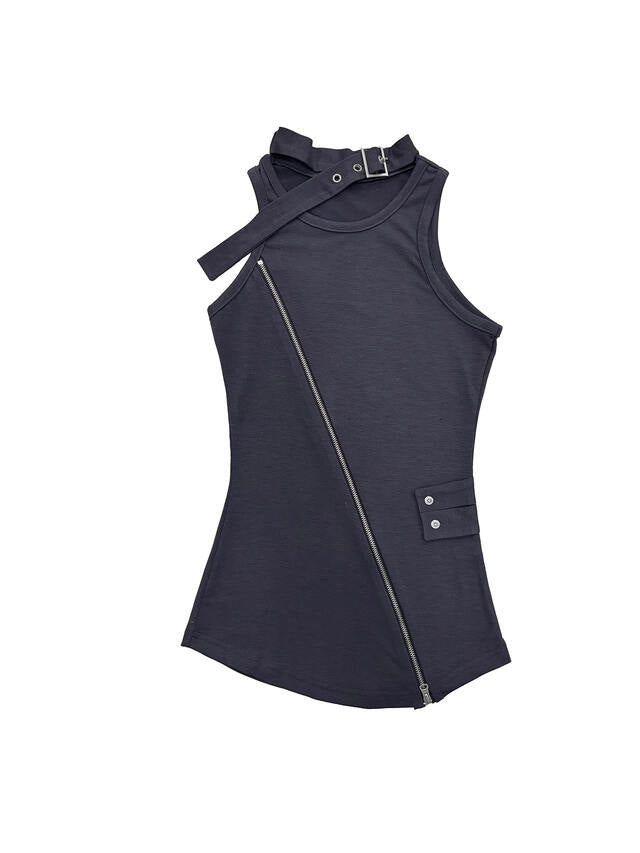 ‘EXTRA’ tank top with choker