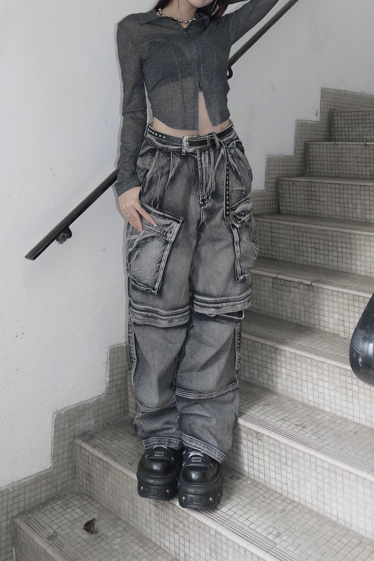 [unisex] so cool cargo jeans