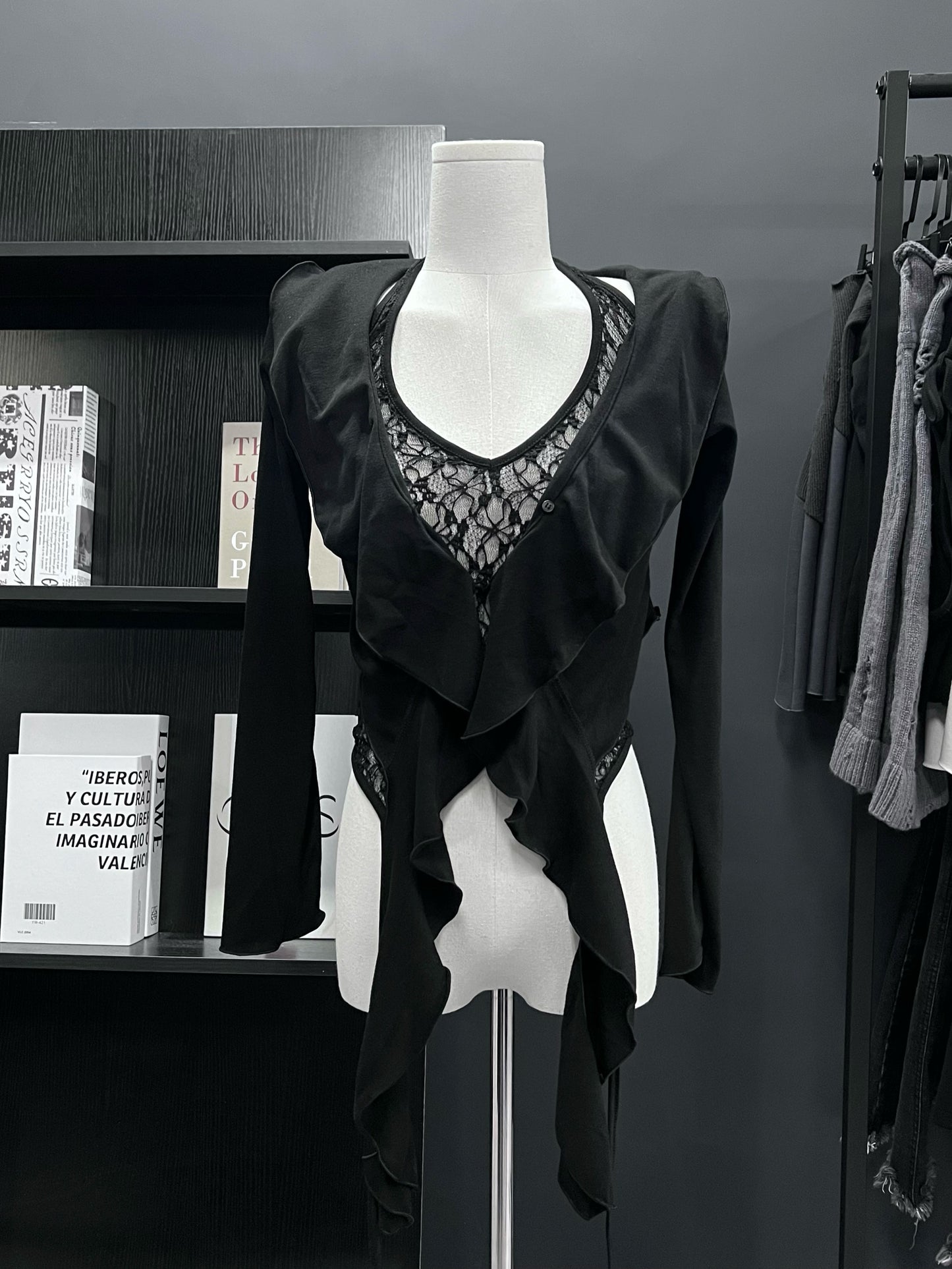 Secrets ruffle cardigan