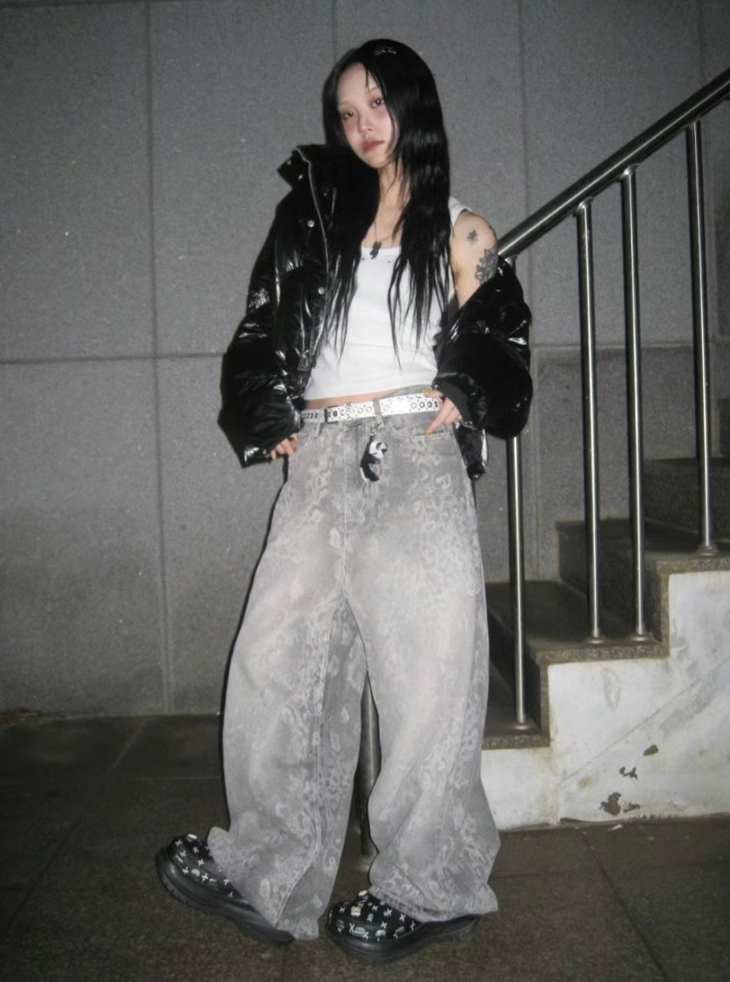 [unisex] sweet sweet leopard jeans