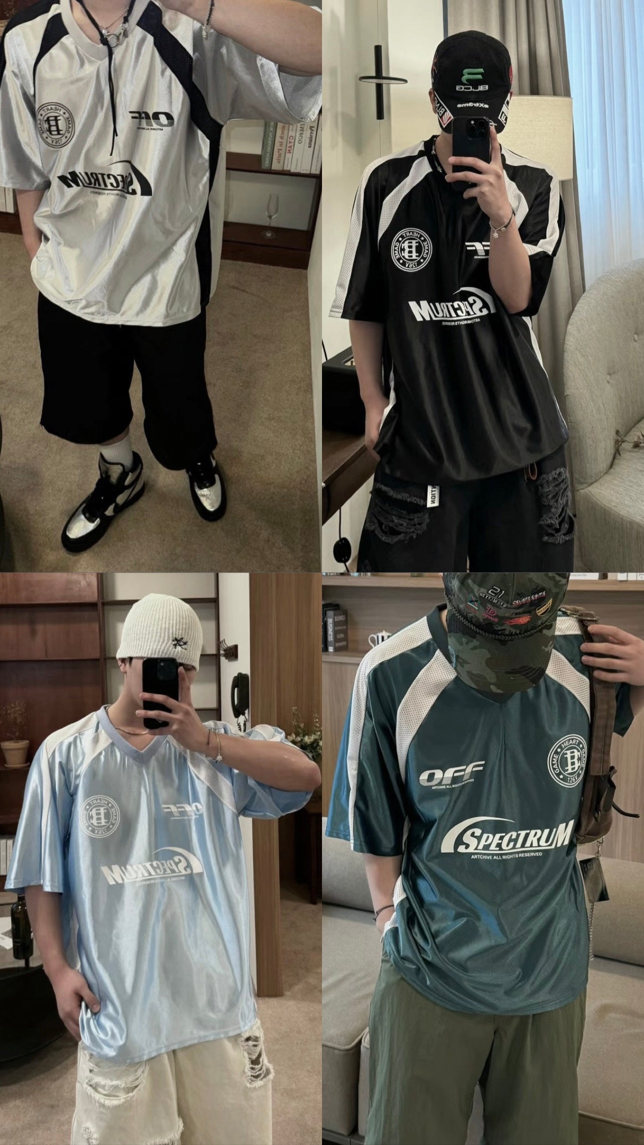 銷量160件以上 [unisex]Shiny jersey