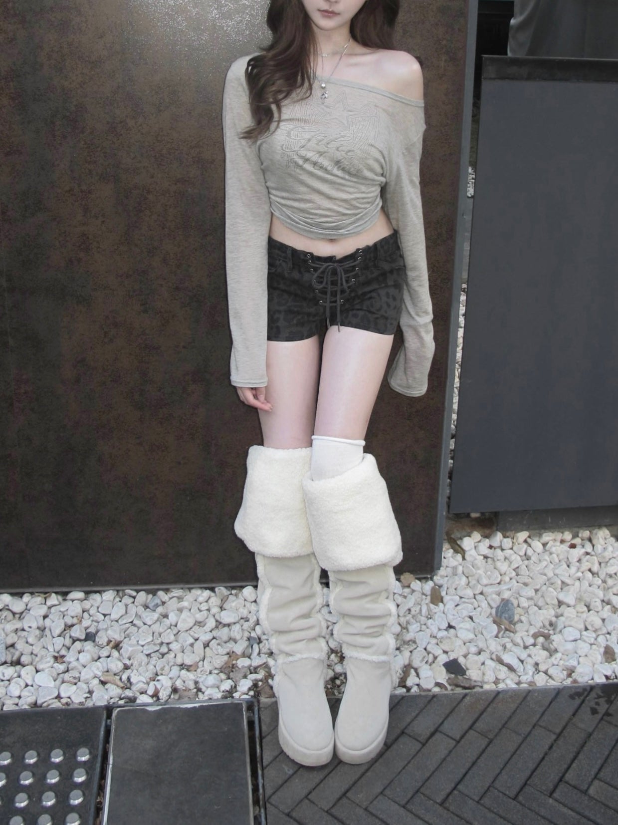 [ GISELLE同款♡ ］‘SNOW’ BOOTS