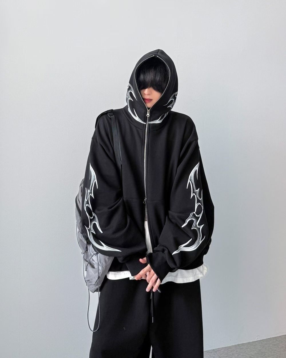 ‘PLAYER’ hoodie zip up