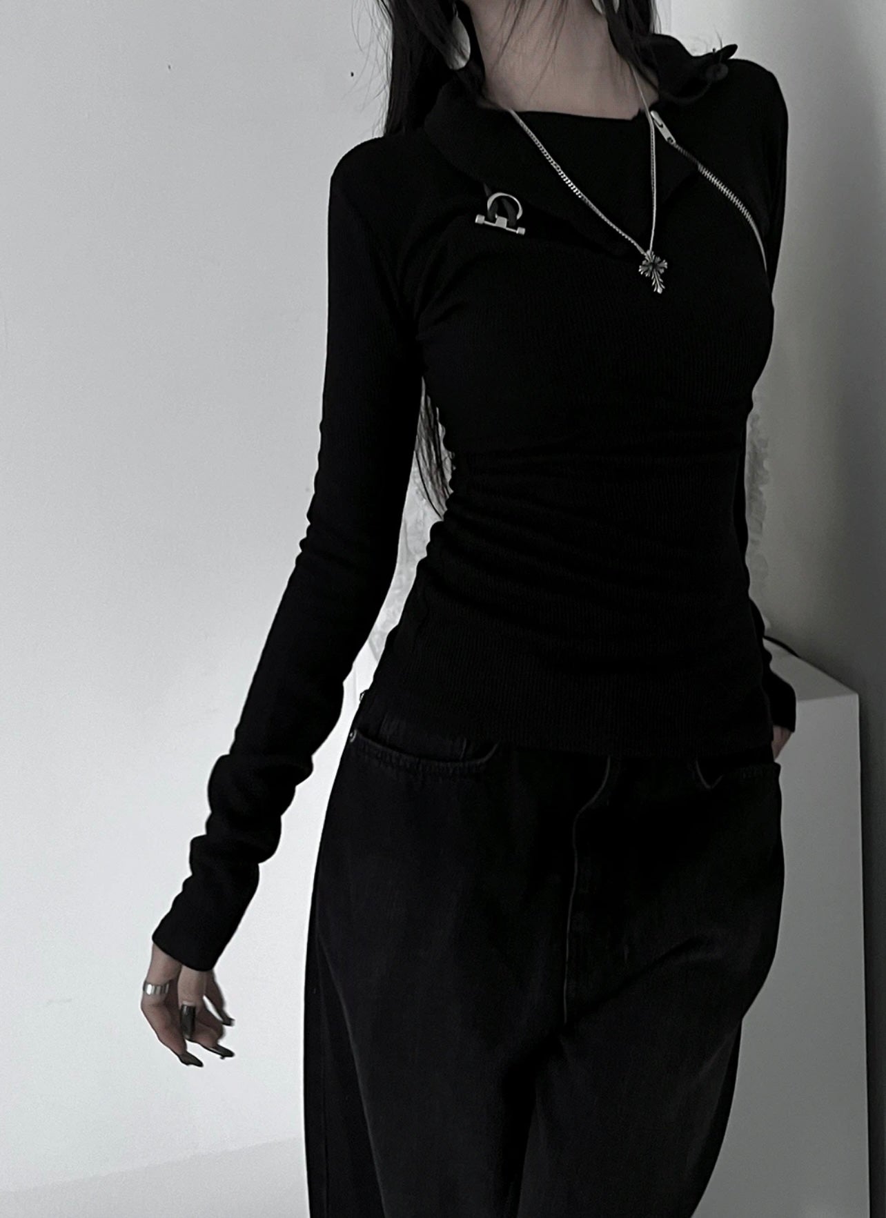 ‘Blunder’ knitted long sleeve