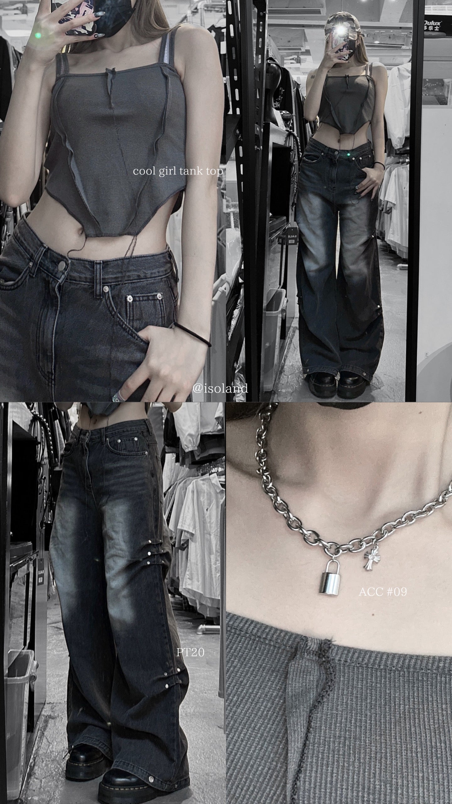 Cool girl tank top