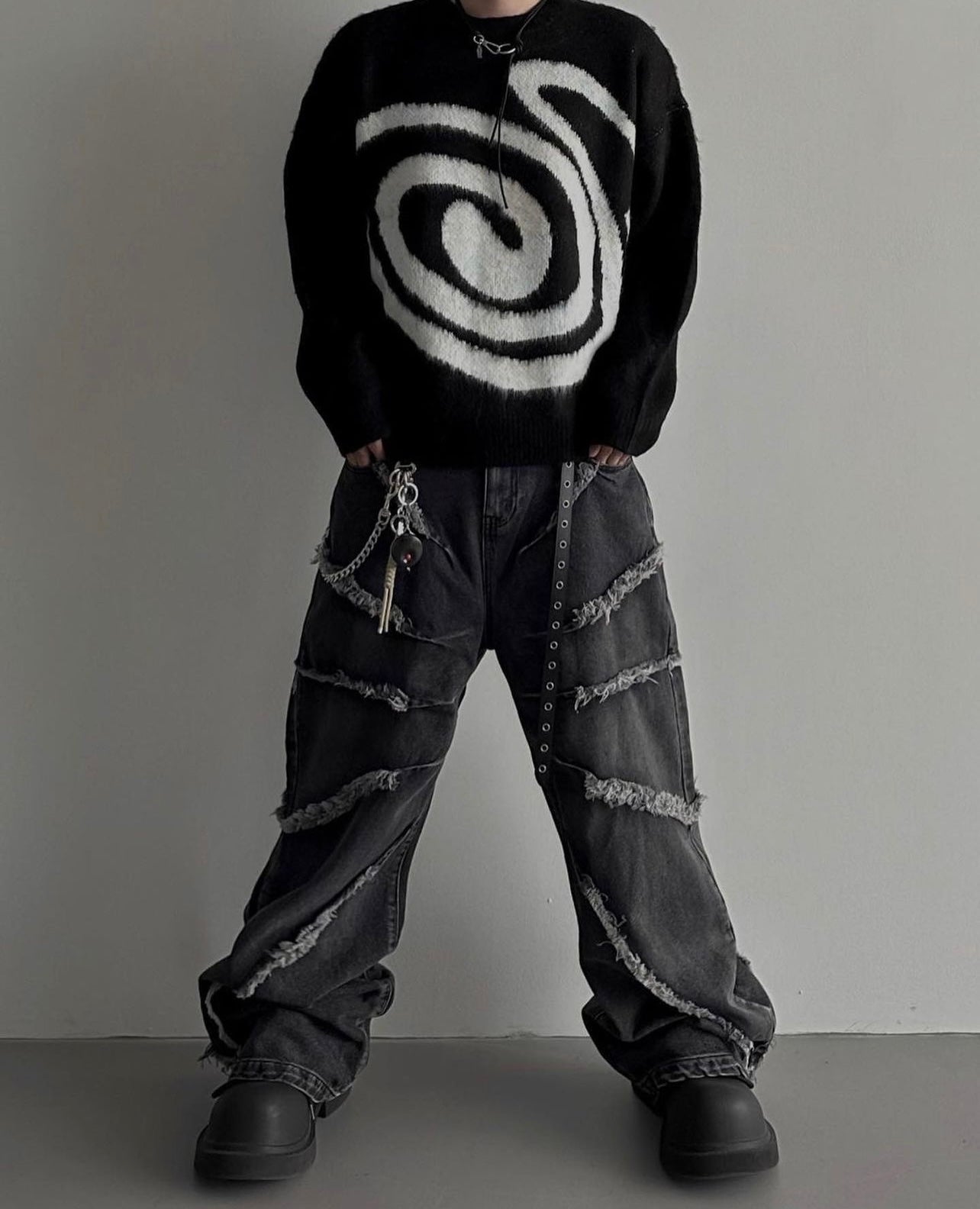 [unisex] spider silk jeans