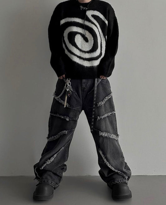 [unisex] spider silk jeans