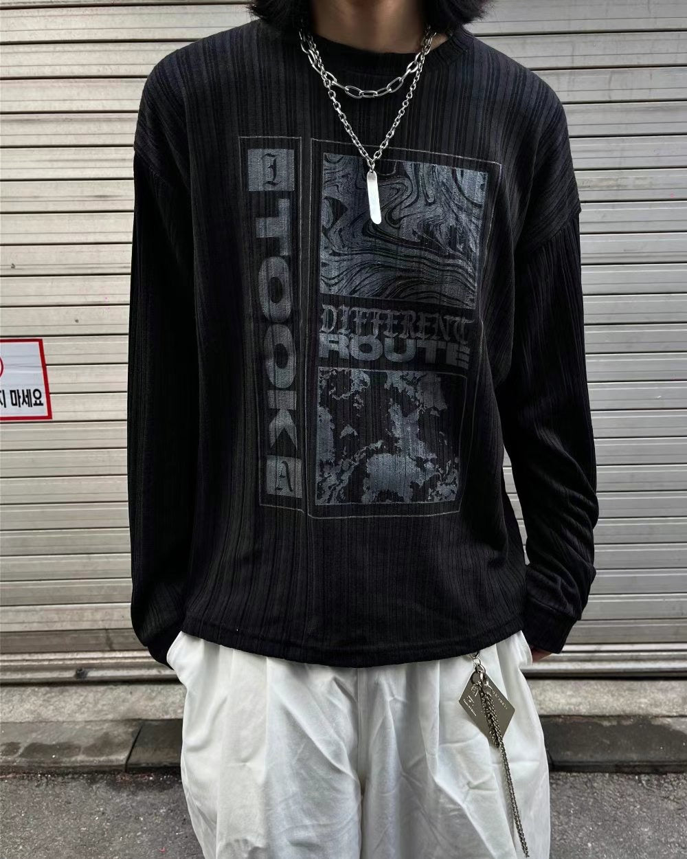 ‘Notice me’ long sleeve tee