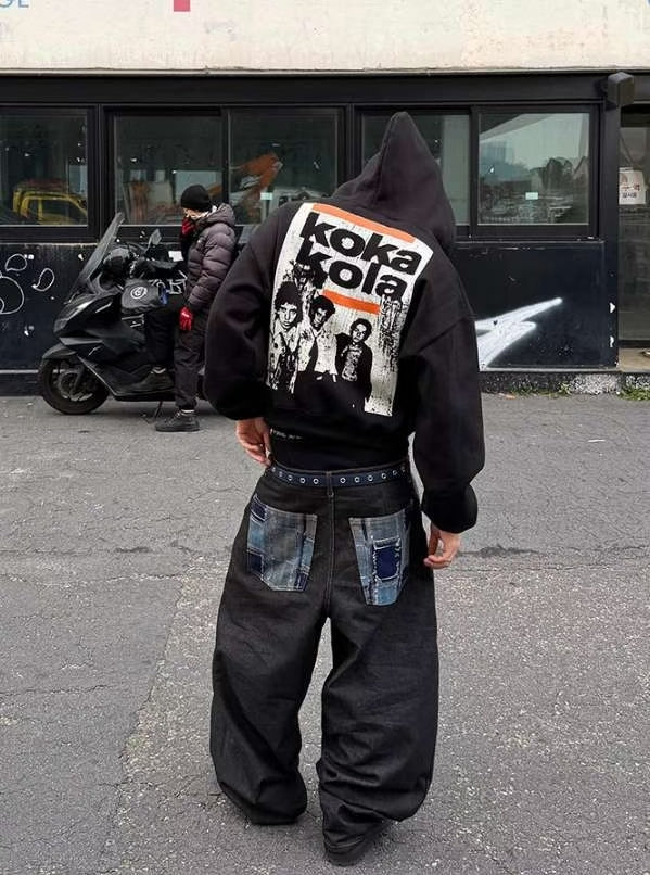 ‘London calling’ hoodie zip up