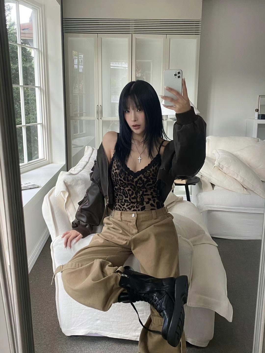 like LEOPARD cami top
