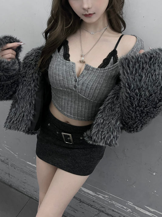 ‘MUAH’ two in one top