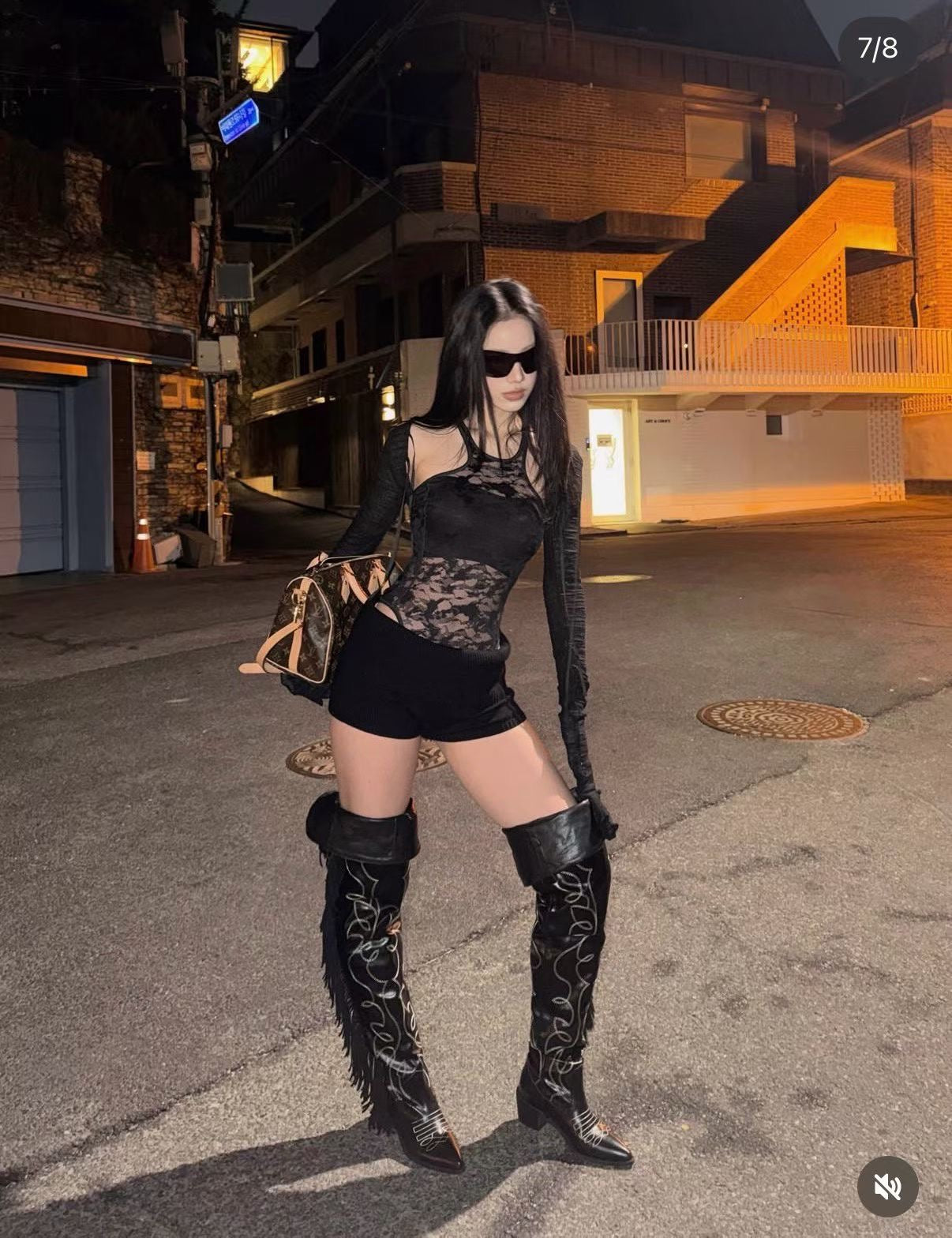 *獨家訂造* western thigh high boots