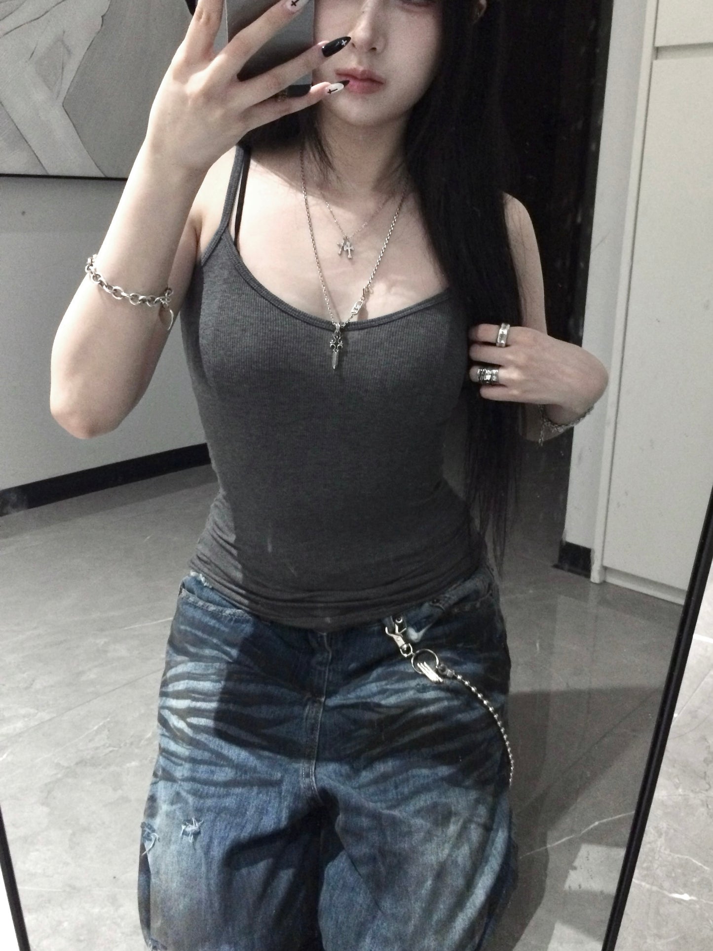 ‘To the girls’ tank top